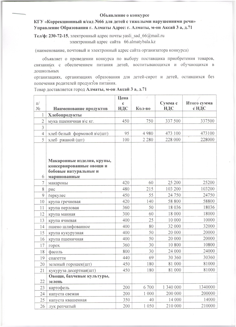 Объявление о конкурсе на 2019 г.